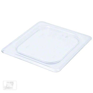 Cambro 6.375 Inch X 6.937 One Sixth Size Clear Flat Lid Cover-1 Each