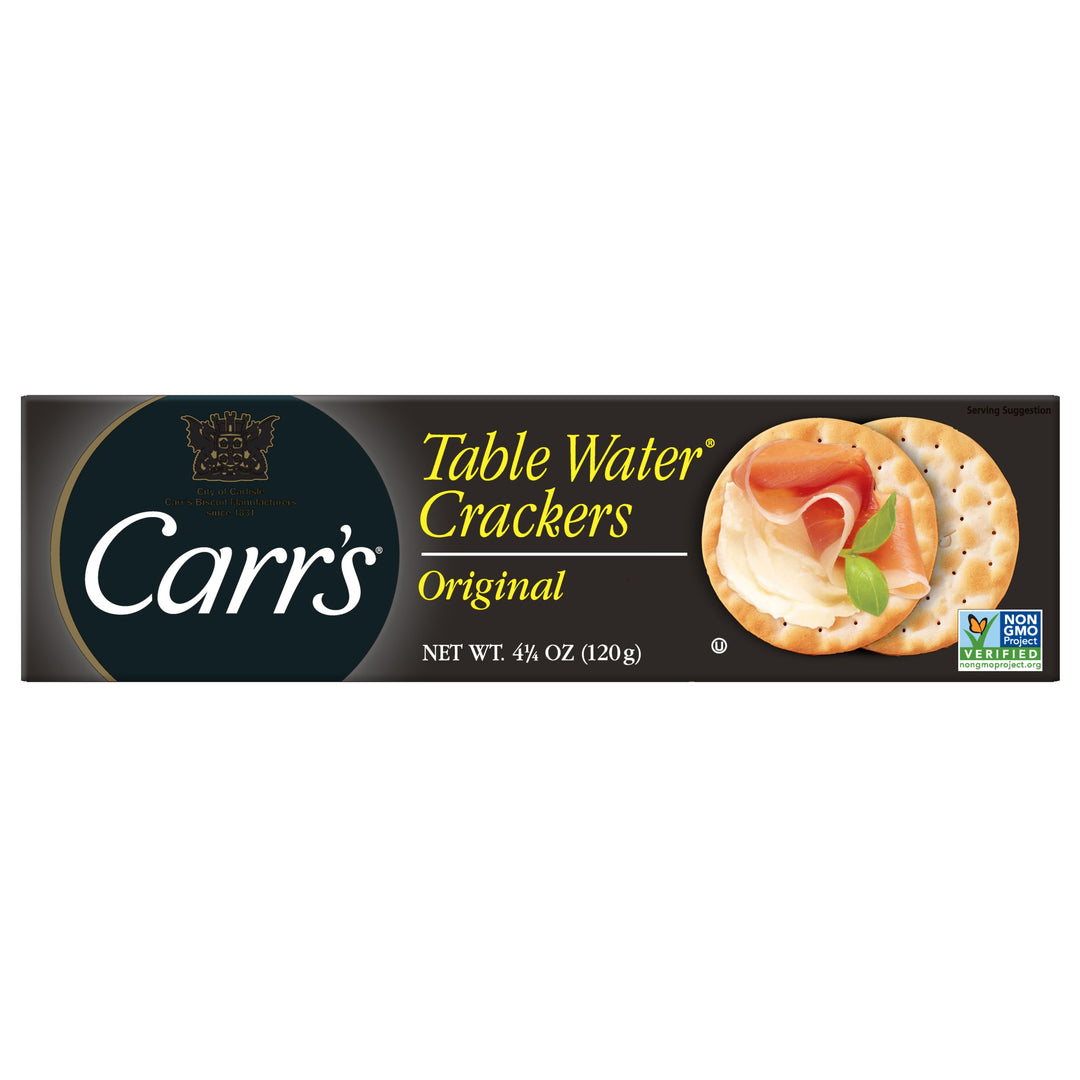 Carrs Table Water Crackers Original Crackers-4.25 oz.-12/Case