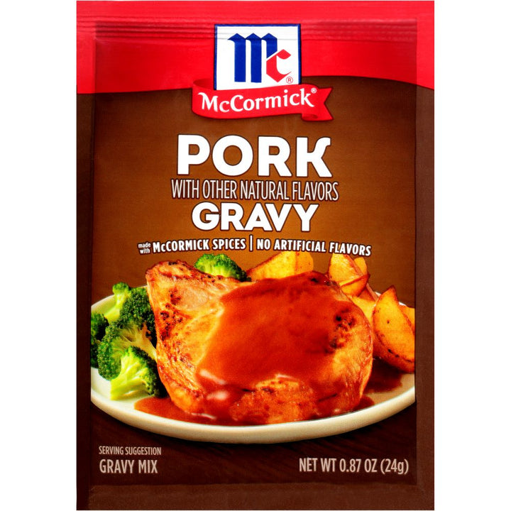 Mccormick Pork Gravy Mix 0.87-0.87 oz.-12/Case