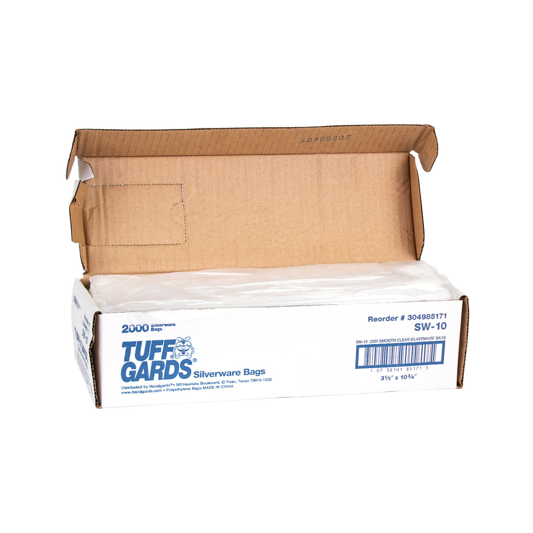 Tuffgards High Density 3.5 Inch X 10.75 Inch Flat Pack Silverware Bag-2000 Each-2000/Box-1/Case