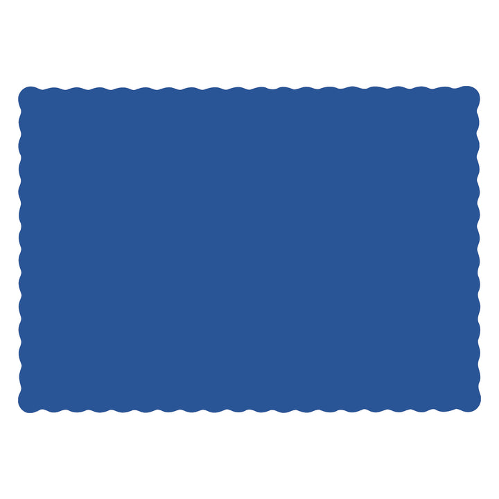 Hoffmaster 9.5 Inch X 13.5 Inch Navy Paper Placemat-1000 Each-1/Case