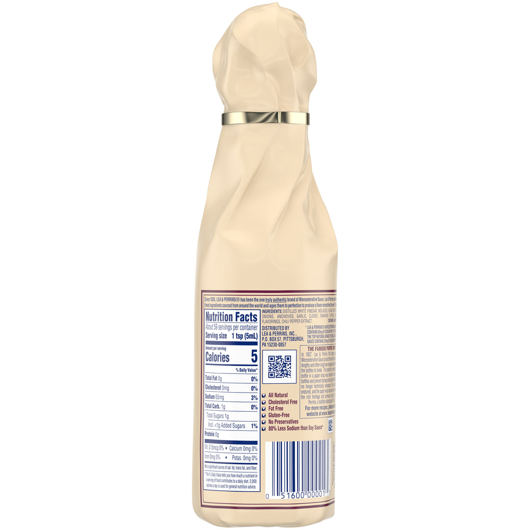 Lea & Perrins Worcestershire Sauce Bottle-10 fl oz.-12/Case