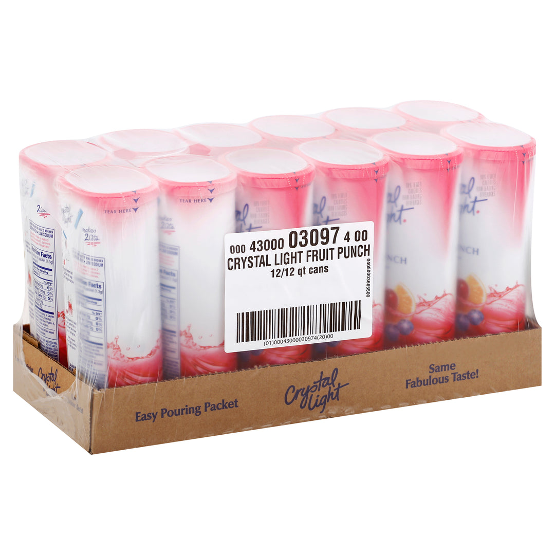 Crystal Light Fruit Punch Beverage Mix-2.04 oz.-12/Case
