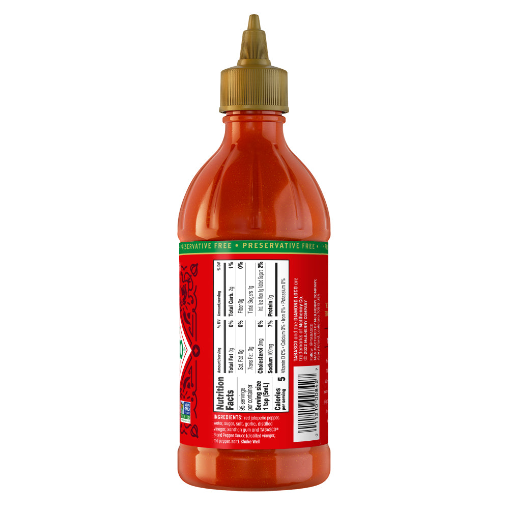 Tabasco Sriracha Hot Sauce Bottle-20 oz.-6/Case