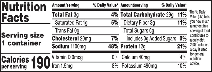 Campbell's Chunky Beef With Vegetable Microwaveable Soup-15.25 oz.-8/Case