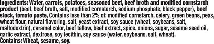 Campbell's Chunky Beef With Vegetable Microwaveable Soup-15.25 oz.-8/Case