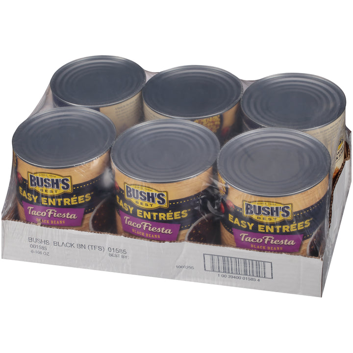 Bush's Best Taco Fiesta Black Bean-108 oz.-6/Case