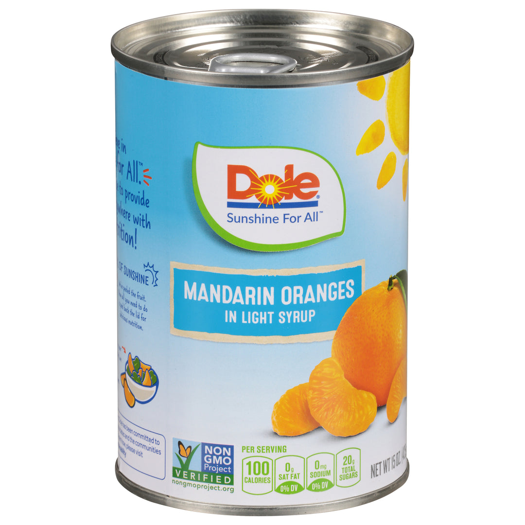 Dole In Light Syrup Mandarin Orange-15 oz.-12/Case