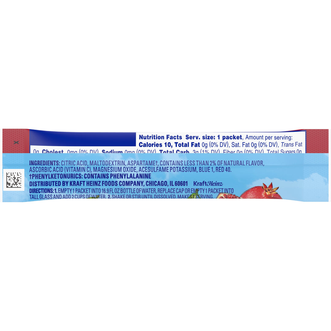 Crystal Light Cherry Pomegranate Beverage On The Go-0.11 oz.-10/Box-12/Case