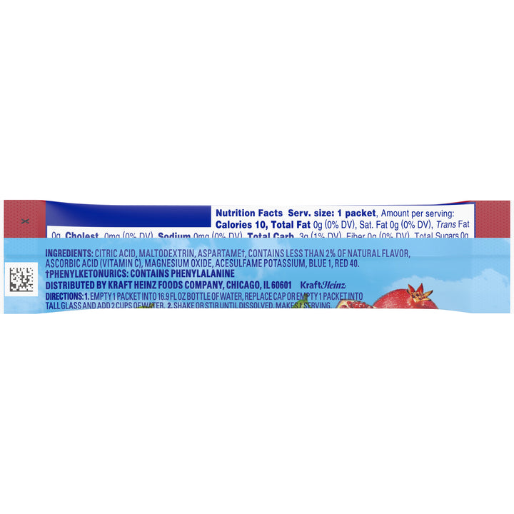Crystal Light Cherry Pomegranate Beverage On The Go-0.11 oz.-10/Box-12/Case