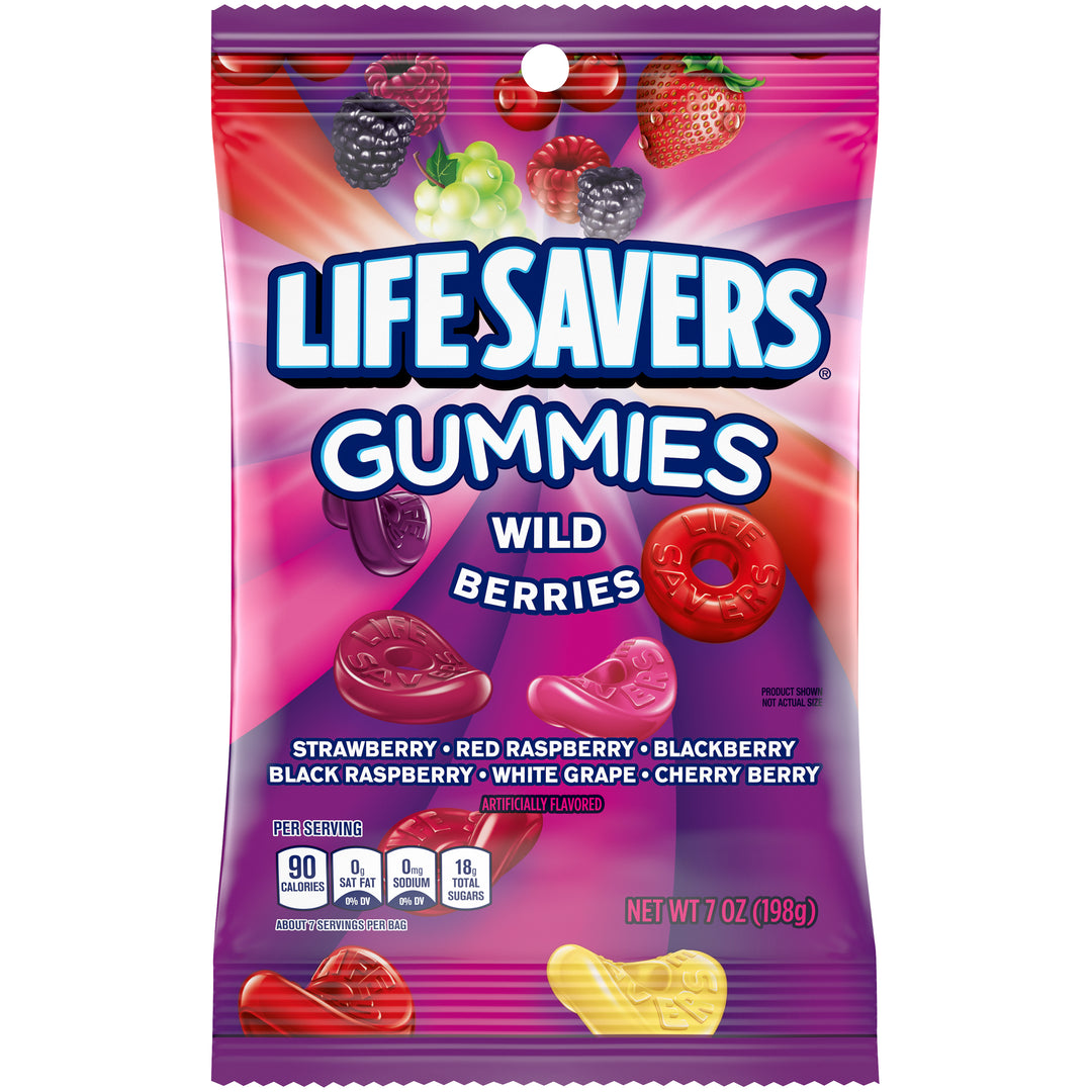 Lifesavers Wild Berries Gummies-7 oz.-12/Case