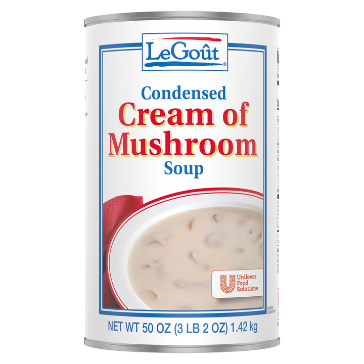 Legout Cream Of Mushroom Condensed Canned Soup-50 oz.-12/Case