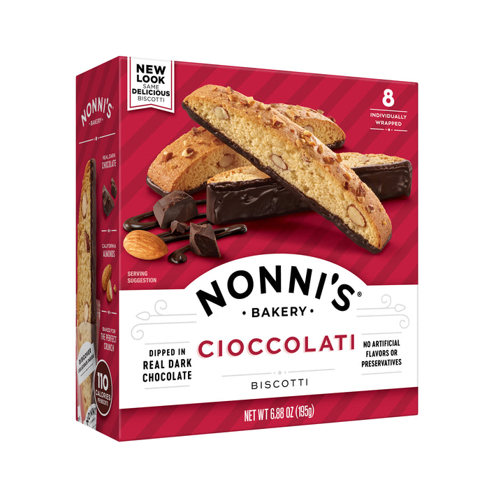 Nonni's Cioccolati Biscotti-6.88 oz.-6/Case