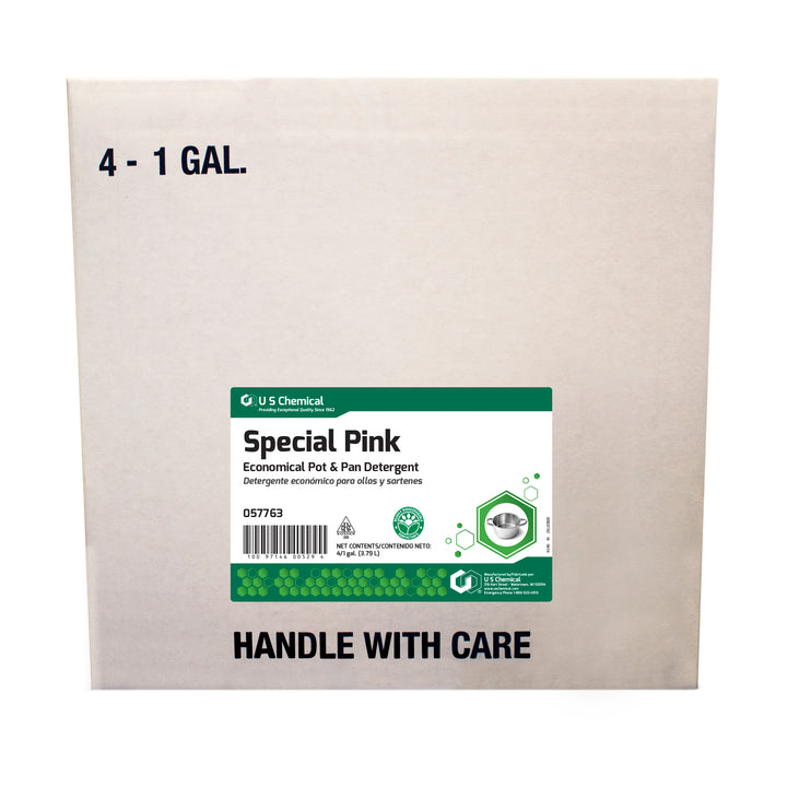 U.S.Chemical Liquid Special Pink Detergent-1 Gallon-4/Case