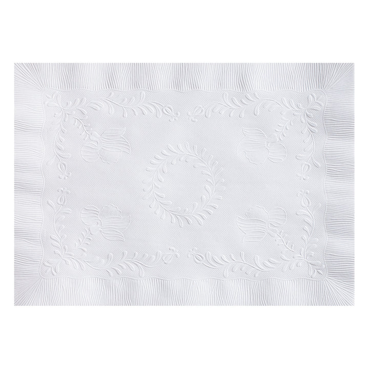 Smith Lee 10" X 14" White-Anniversary-Straight Edge Paper Placemat-1000 Each-1/Case