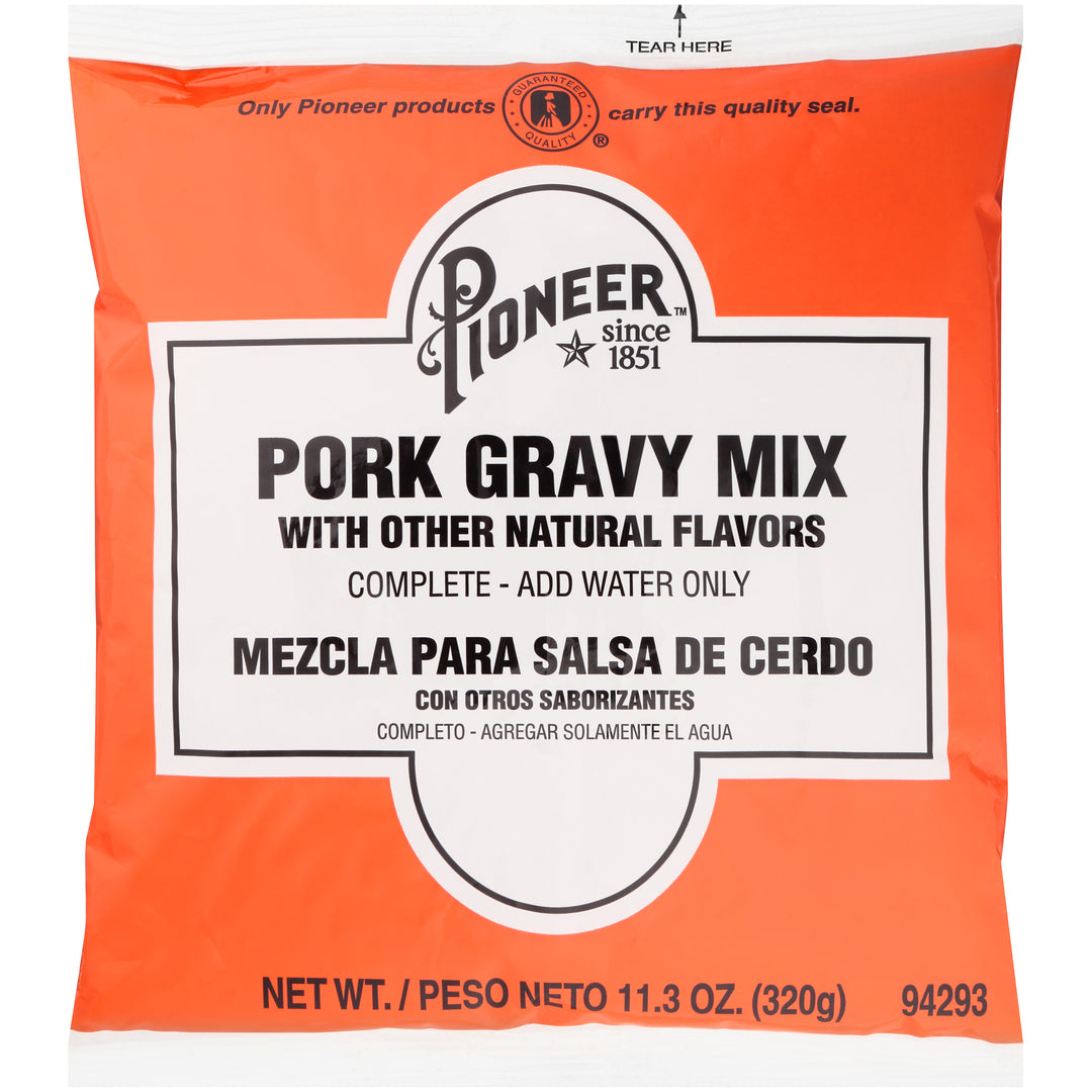 Pioneer Pork Gravy Mix-11.3 oz.-6/Case