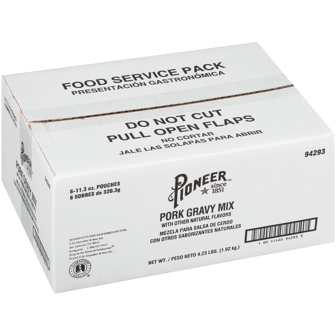 Pioneer Pork Gravy Mix-11.3 oz.-6/Case