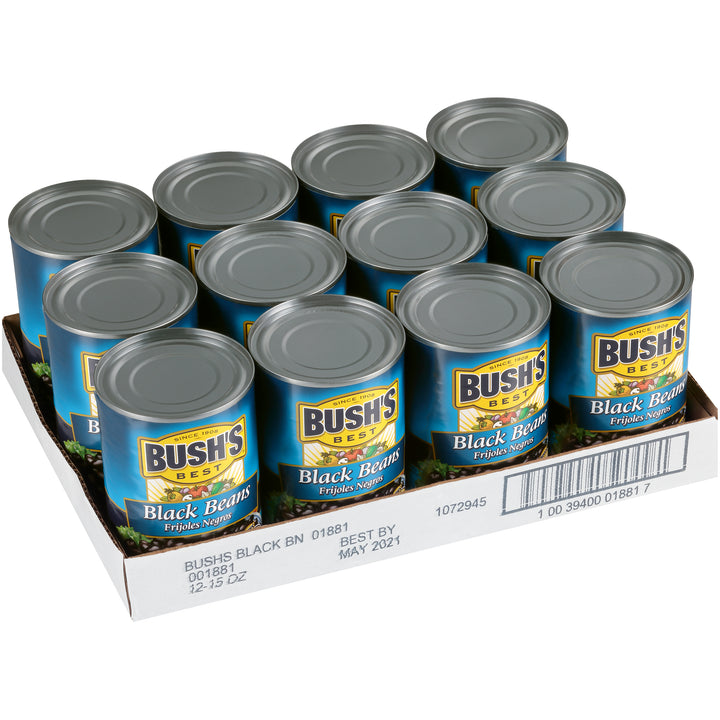 Bush's Best Original Black Beans-15 oz.-12/Case