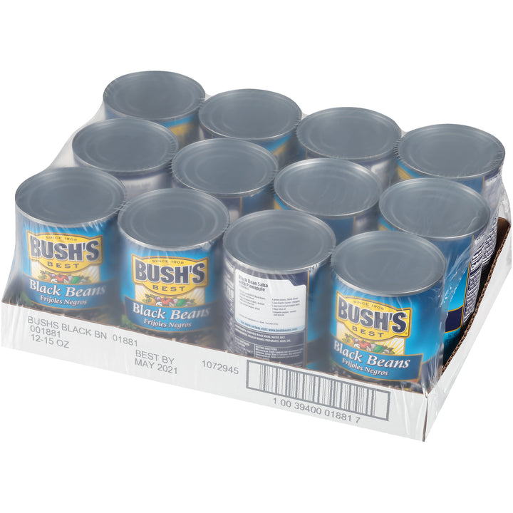Bush's Best Original Black Beans-15 oz.-12/Case