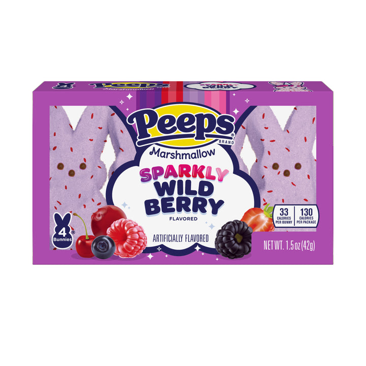 Peeps Bunnies Wildberry-1.5 oz.-24/Case