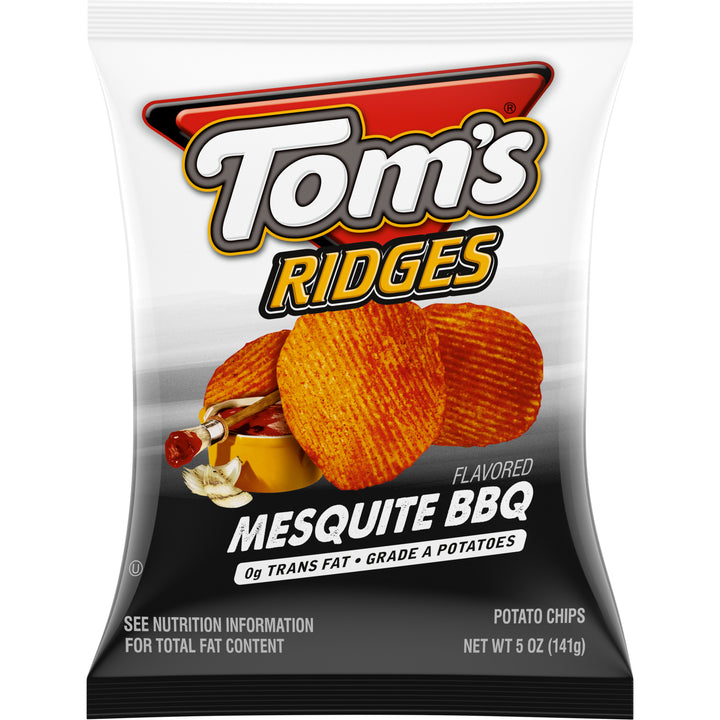 Toms Flat Chips Mesquite Bbq-5 oz.-9/Case