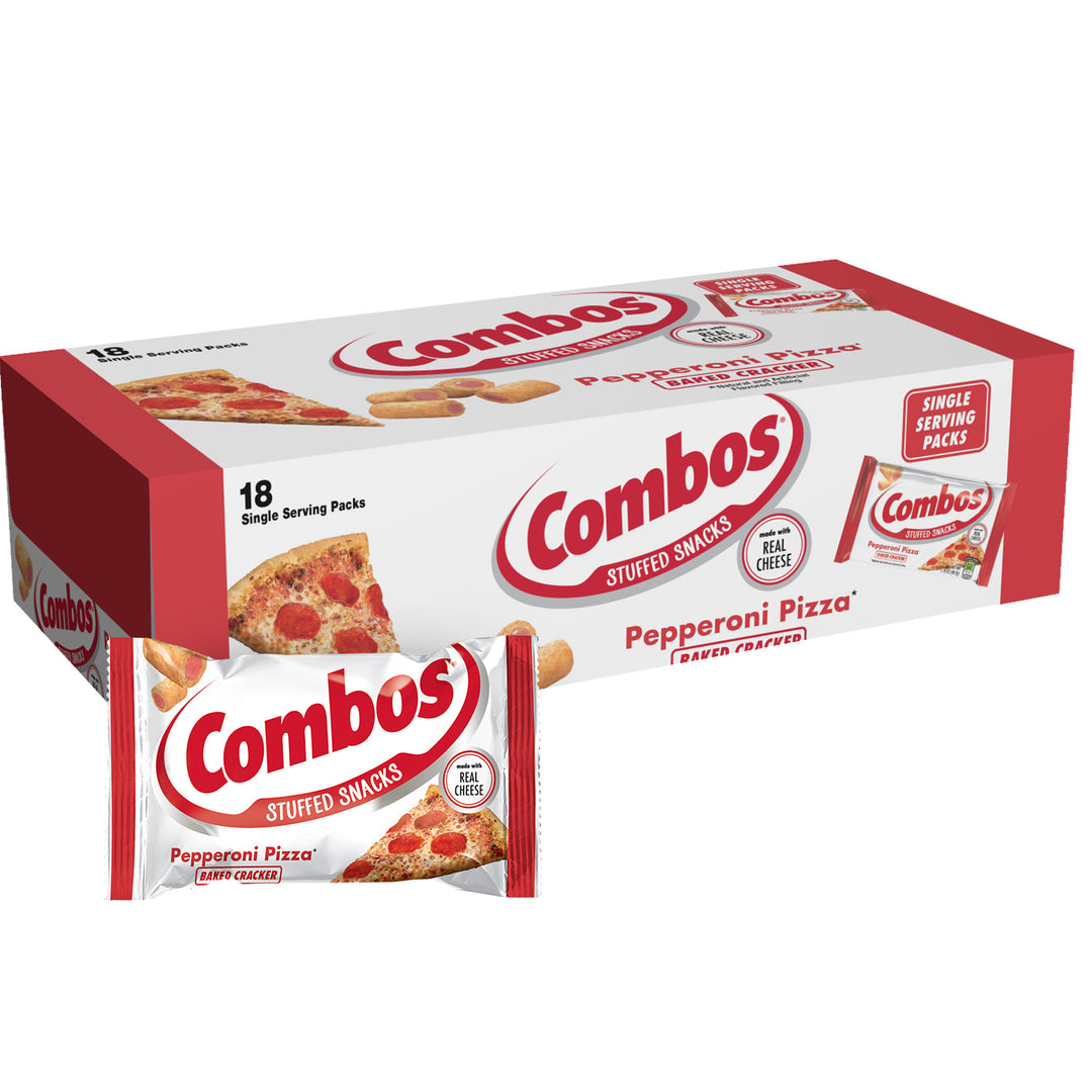 Combos Pepperoni Pizza Cracker Combo Singles-1.7 oz.-18/Box-12/Case