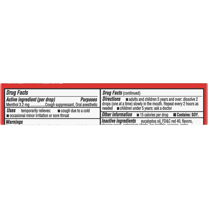 Halls Strawberry Cough Drops-1.16 oz.-20/Box-24/Case