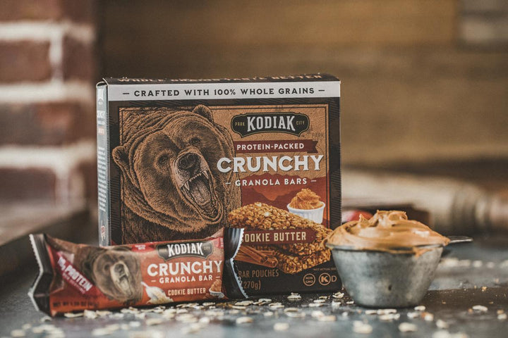 Kodiak Cakes Cookie Butter Crunchy Granola Bars-9.5 oz.-12/Case