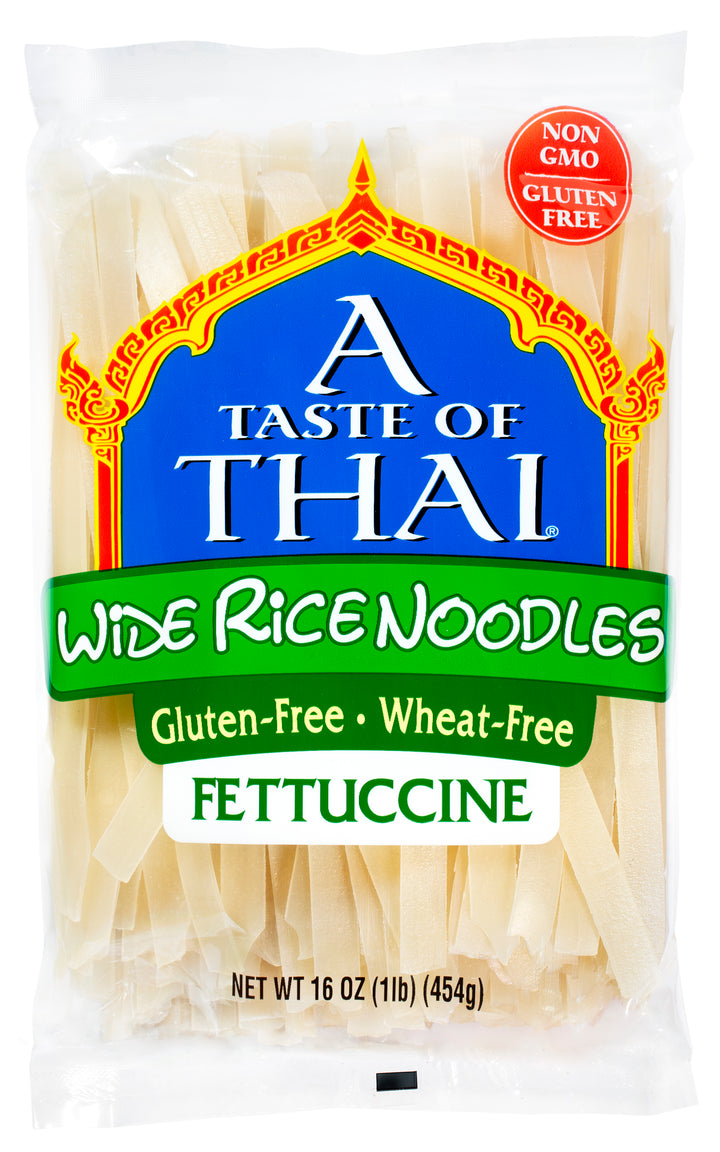 A Taste Of Thai Noodles 10Mm Wide Rice-1 lb.-6/Case
