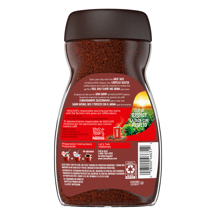 Nescafe Clasico Instant Coffee-7 oz.-6/Case