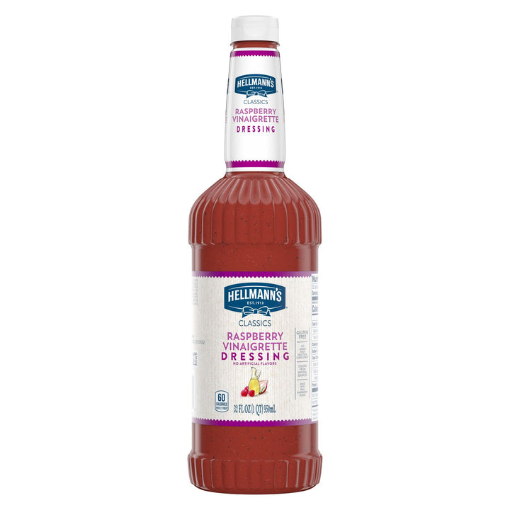 Hellmann's Raspberry Vinaigrette Dressing Bottle-32 Gallon-6/Case