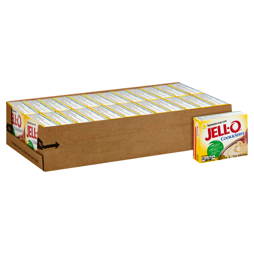 Jell-O Lemon Pudding & Pie Filling-4.3 oz.-24/Case
