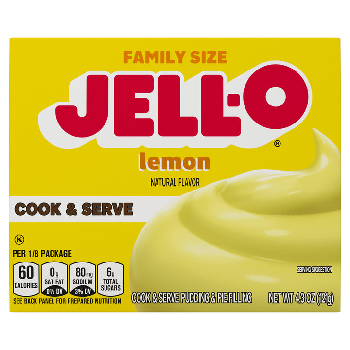 Jell-O Lemon Pudding & Pie Filling-4.3 oz.-24/Case