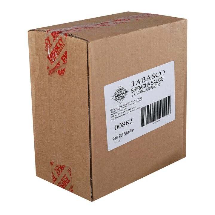 Tabasco Sriracha Sauce Hot Sauce Bulk-0.5 Gallon-2/Case