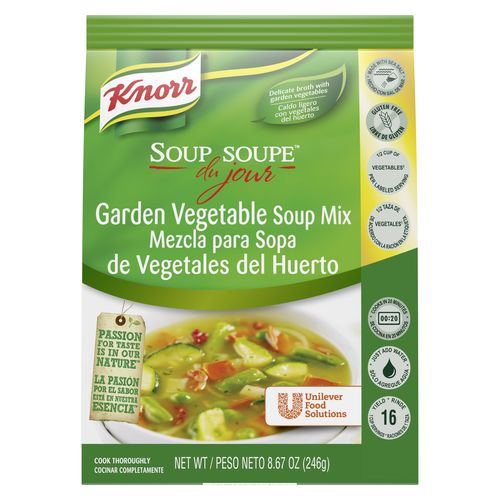 Knorr Soup Du Jour Garden Vegetable Mix-8.7 oz.-4/Case