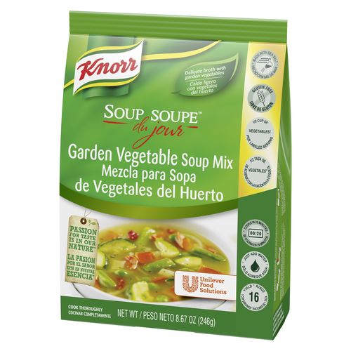 Knorr Soup Du Jour Garden Vegetable Mix-8.7 oz.-4/Case