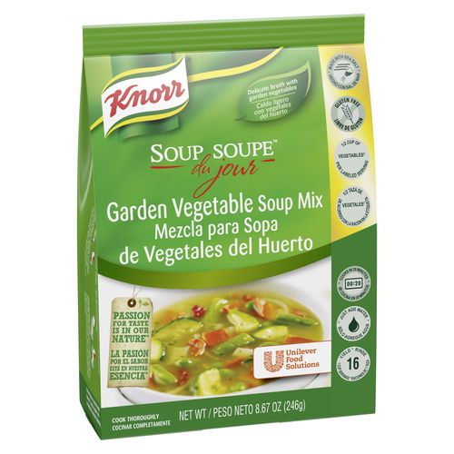 Knorr Soup Du Jour Garden Vegetable Mix-8.7 oz.-4/Case