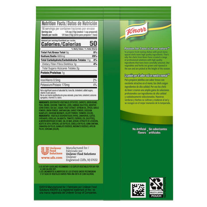 Knorr Soup Du Jour Garden Vegetable Mix-8.7 oz.-4/Case