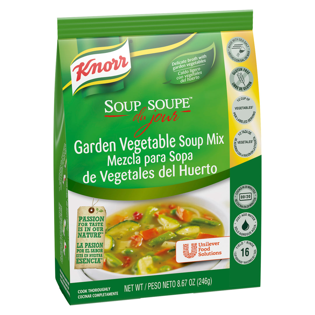 Knorr Soup Du Jour Garden Vegetable Mix-8.7 oz.-4/Case