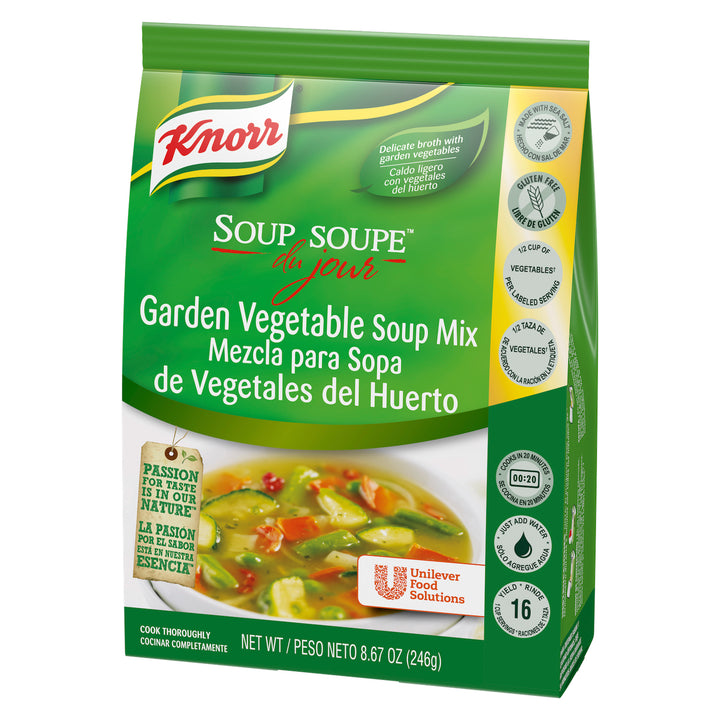 Knorr Soup Du Jour Garden Vegetable Mix-8.7 oz.-4/Case