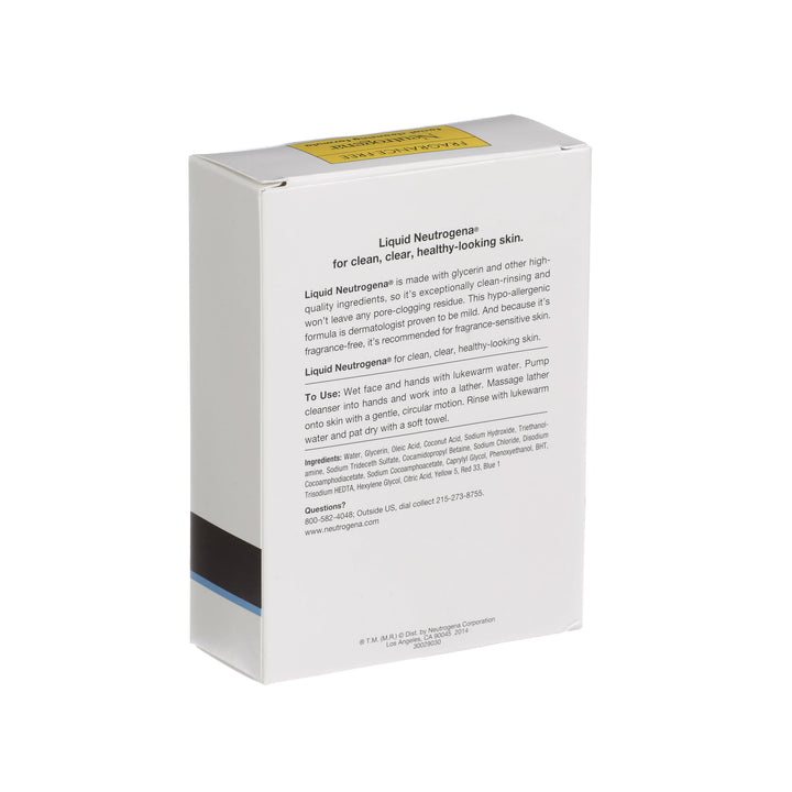 Neutrogena Liquid Fragrance Free Cleansing Formula-8 fl oz.-3/Box-4/Case