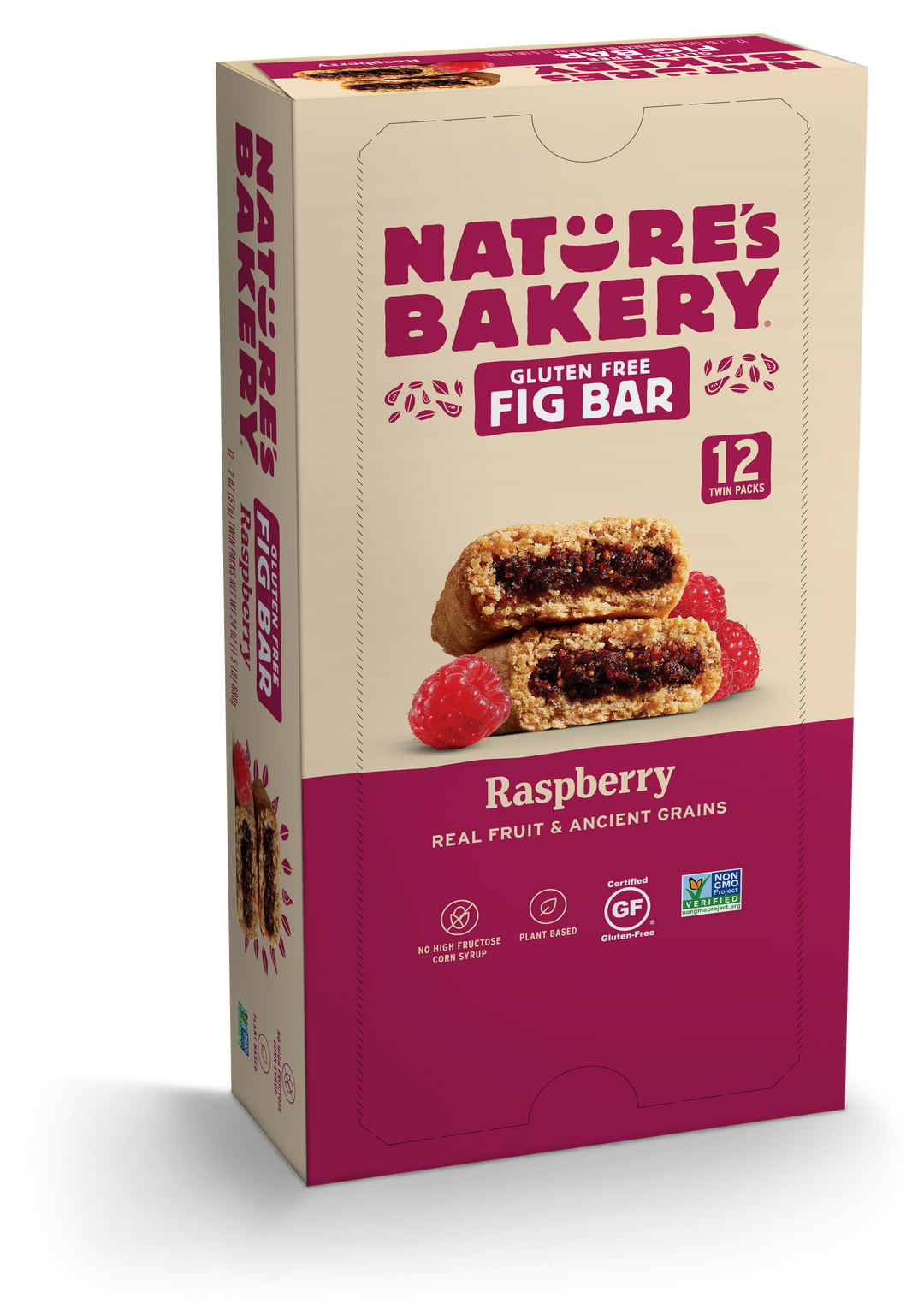 Nature's Bakery Raspberry Gluten Free-1 Each-12/Box-7/Case