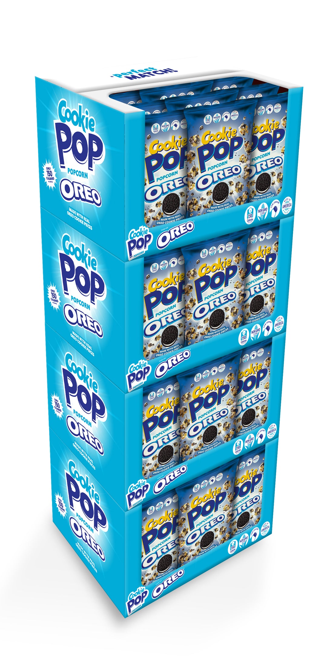 Snaxsational Oreo Popcorn-5.25 oz.-12/Case
