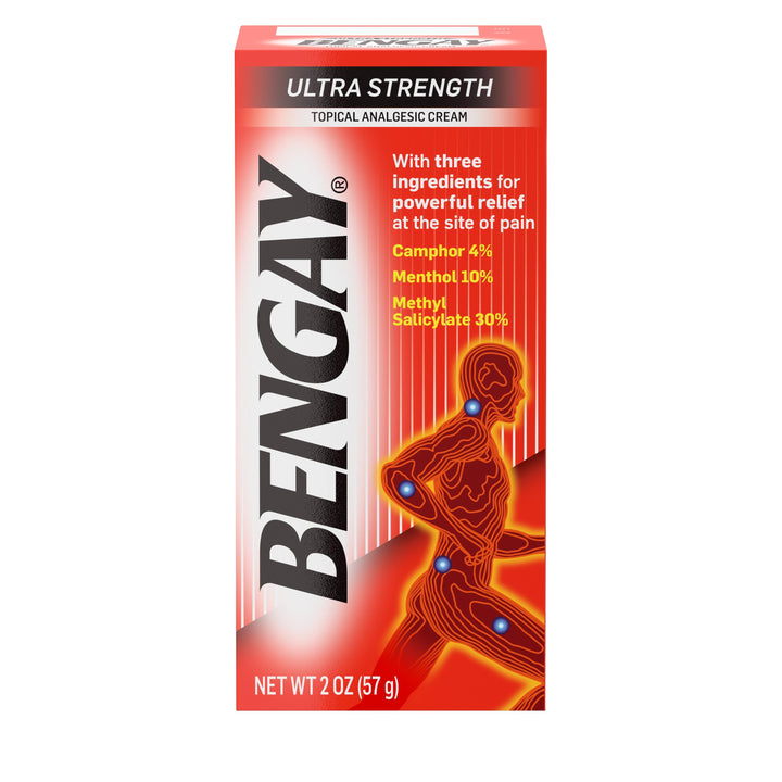 Bengay Ultra Strength Cream-2 oz.-6/Box-6/Case