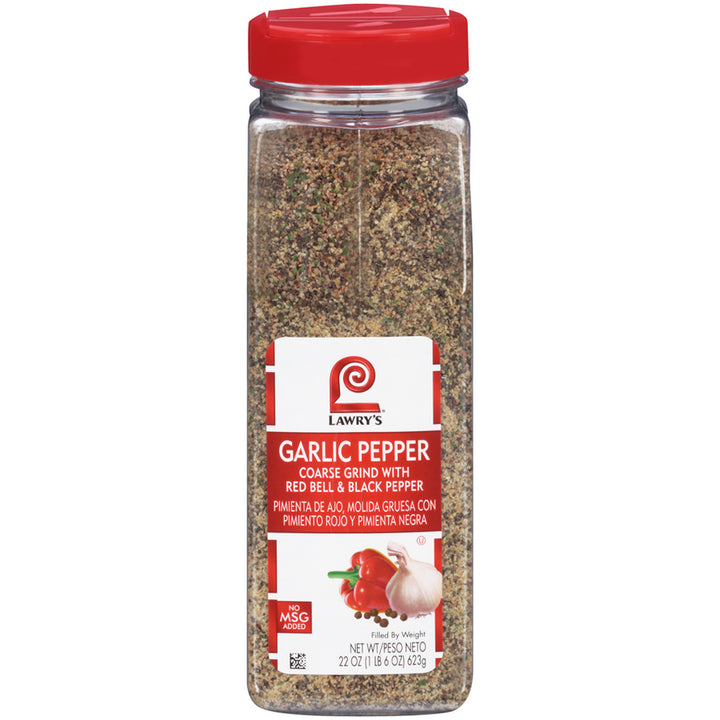 Lawry's Seasoning Garlic Pepper Green Grind-22 oz.-6/Case