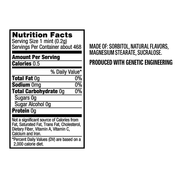 Altoids Smalls Sugar Free Peppermint-0.37 oz.-9/Box-12/Case
