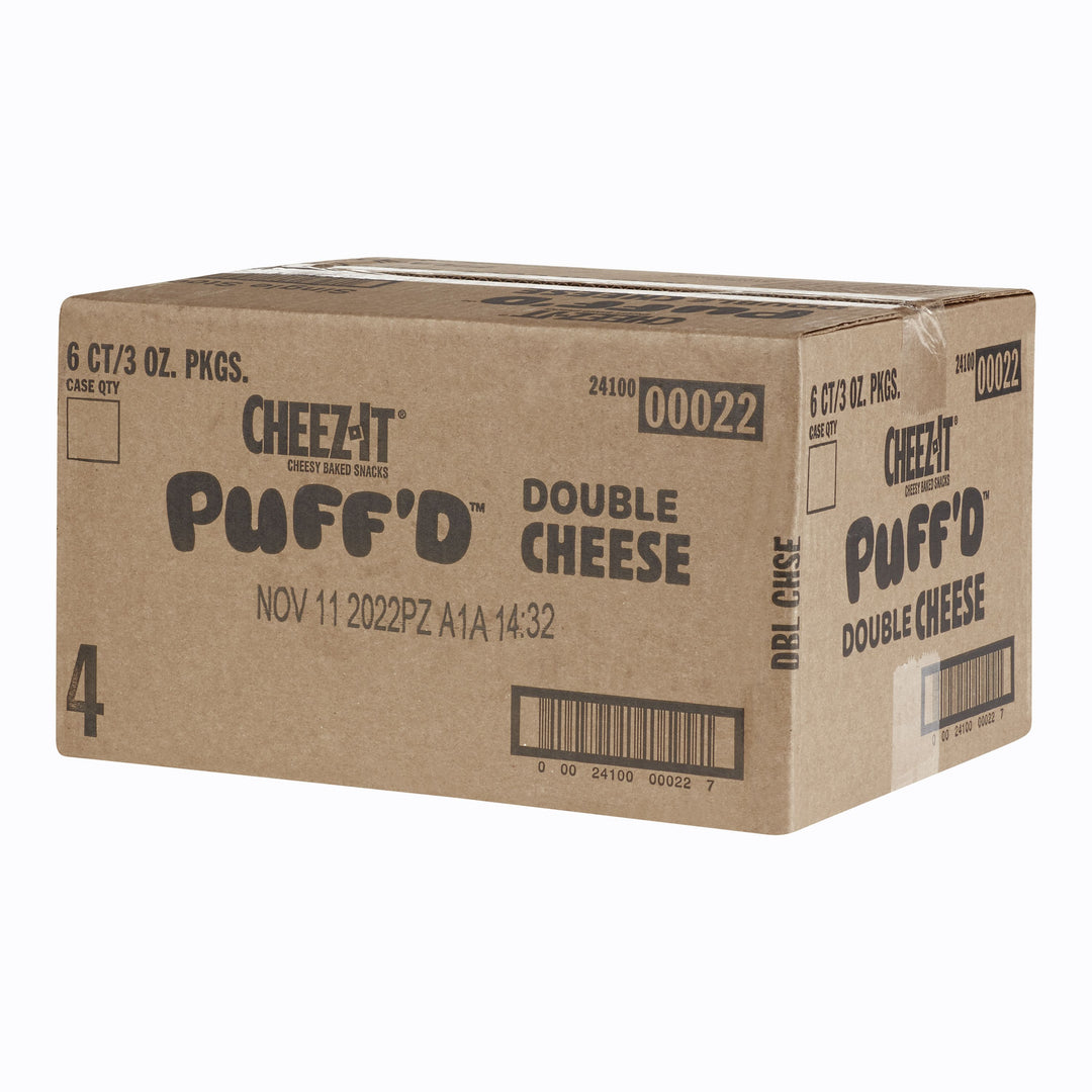 Kellogg's Cheez It Puffed Double Cheese-3 oz.-6/Case