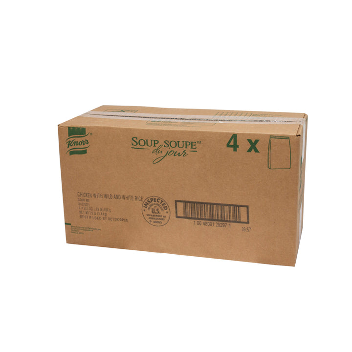 Knorr Soup Du Jour Chicken With Wild And White Rice Mix-30.2 oz.-4/Case