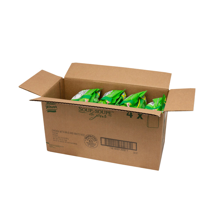 Knorr Soup Du Jour Chicken With Wild And White Rice Mix-30.2 oz.-4/Case