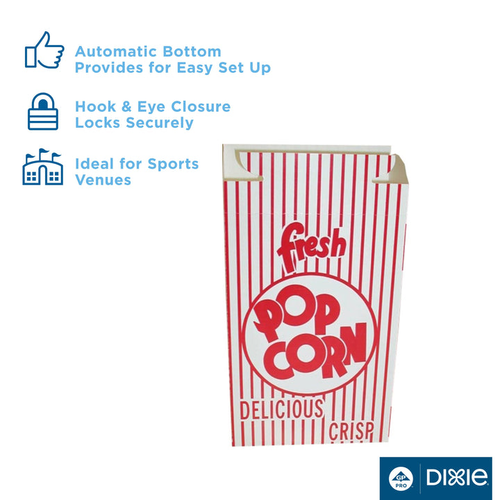 Great Western Popcorn Box-1.25 Oz-500 Each-1/Case